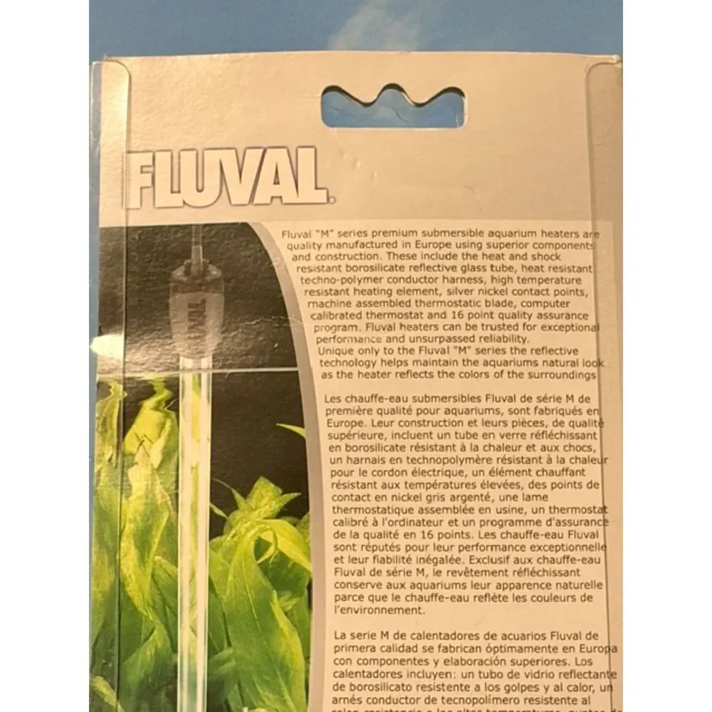 Fluval M200 200W Submersible Glass Aquarium Heater A784 65 Gal New Sealed